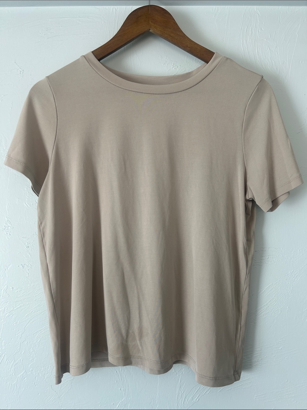 Double Zero Taupe Short-Sleeve Crewneck Tee